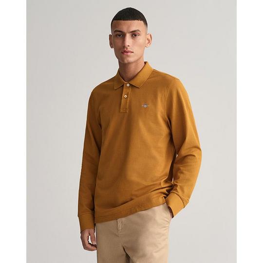 Gant long sleeve polo shirt hotsell