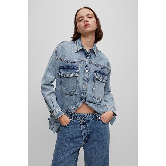 Veste-chemise Gelena Denim pour femmes