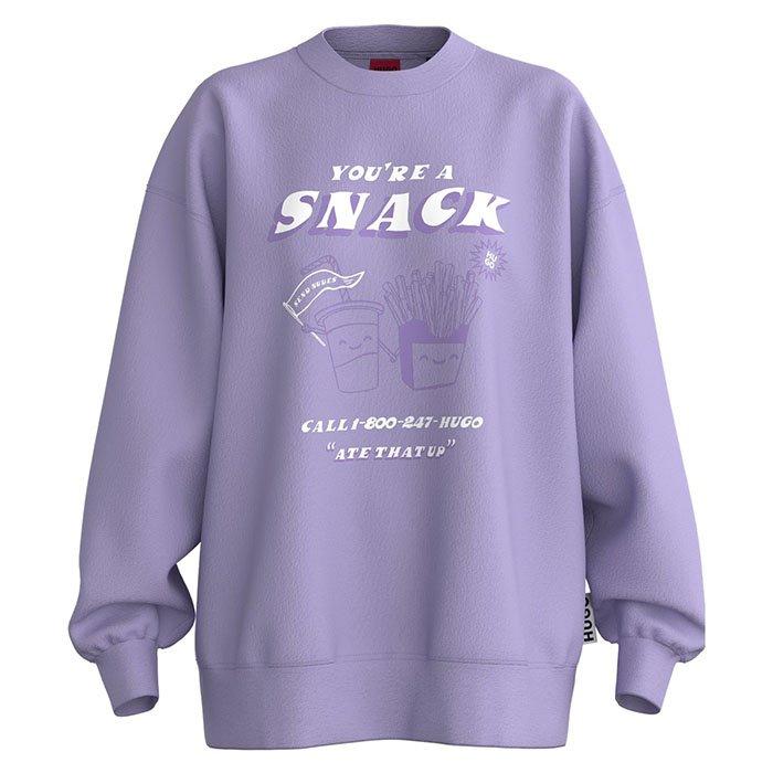 Purple sweatshirt womens best sale