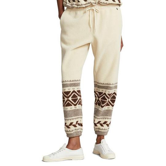Polo Ralph Lauren Women s Geo-Motif Fleece Athletic Pant