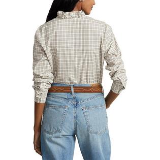Polo Ralph Lauren Women's Classic Fit Plaid Cotton Shirt