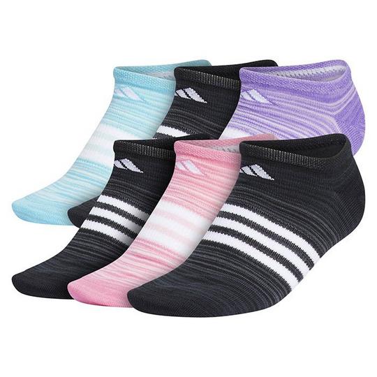 adidas Women s Superlite Ombre No-Show Sock  6 Pack 