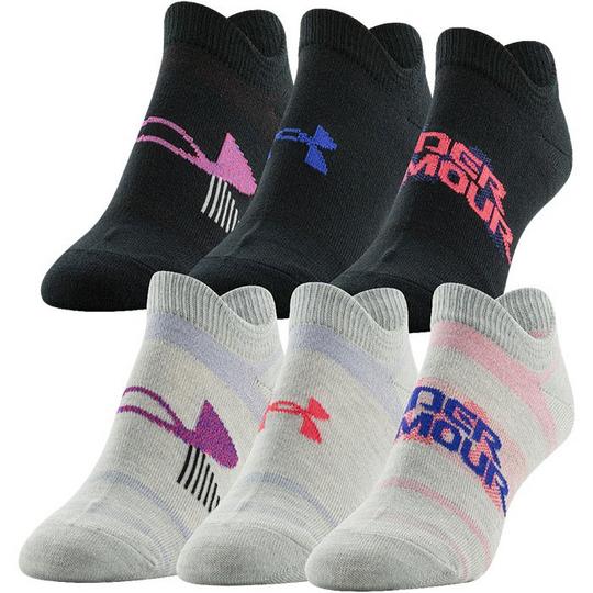 Under Armour Chaussettes invisibles Essential pour femmes  6 paires 