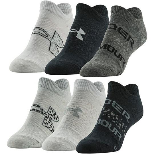 Under Armour Women s Essential No-Show Sock  6 Pack 