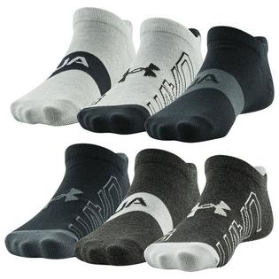 Under Armour Juniors' [7-16] Essential Lite No-Show Sock (6 Pack)