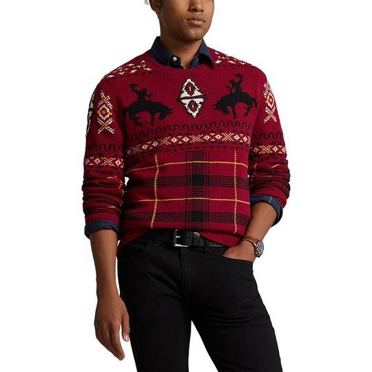 Western pattern pullover sale