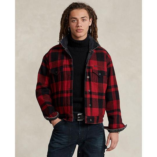 Trucker flannel jacket retailer