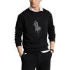 Men s Leather-Pony Fleece Sweatshirt