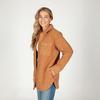 Women s Amber Teddy Sherpa Shirt Jacket