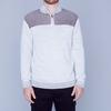 Men s Textured Yoke Half-Zip Sweater