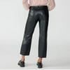 Women s Marine Vegan Leather Crop Pant