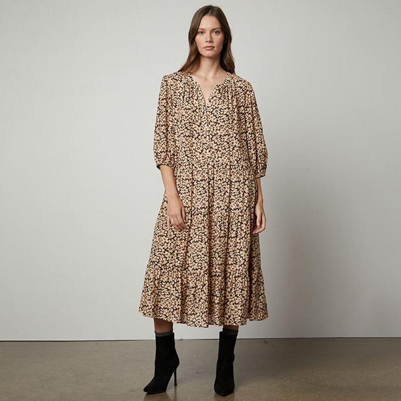 Velvet Robe Ottilie pour femmes