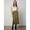Women s Aubree Satin Midi Skirt