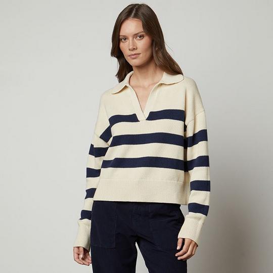 Velvet Women s Lucie Polo Sweater