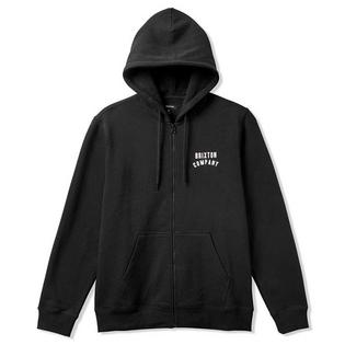 Brixton Chandail zippé à capuchon en molleton Woodburn pour hommes