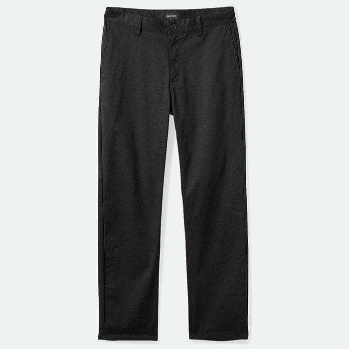 Brixton | Men's Choice Chino Relaxed Pants, Black, Size 30