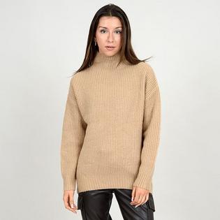 Oak & Ivy Women's Ribbed Knit Mock Neck Sweater