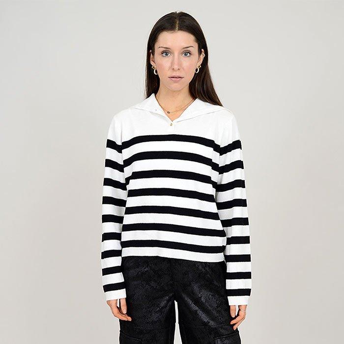 Women's Striped Knit Sweater