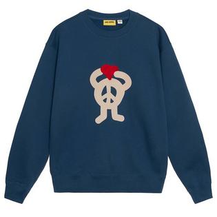 Men's Peace Love Crew Sweatshirt