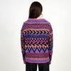 Women s Pop Pattern Half-Zip Sweater