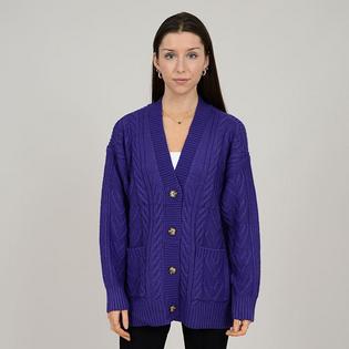 Oak & Ivy Cardigan en tricot Cable Heart pour femmes