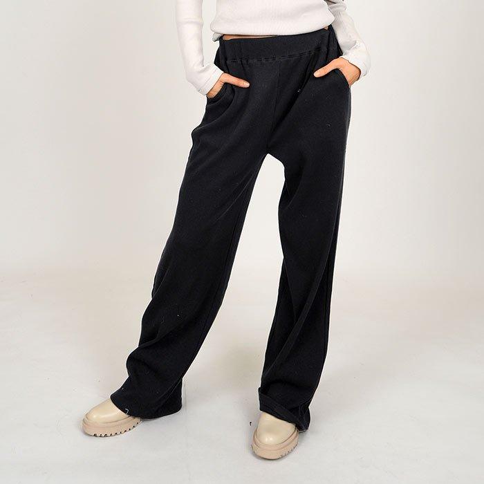 Women's Wide Ribbed Knit Pant