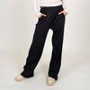 Pantalon en tricot c tel    jambe large pour femmes