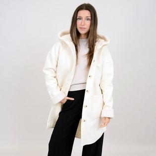 Women's Long Hooded Shirt Jacket