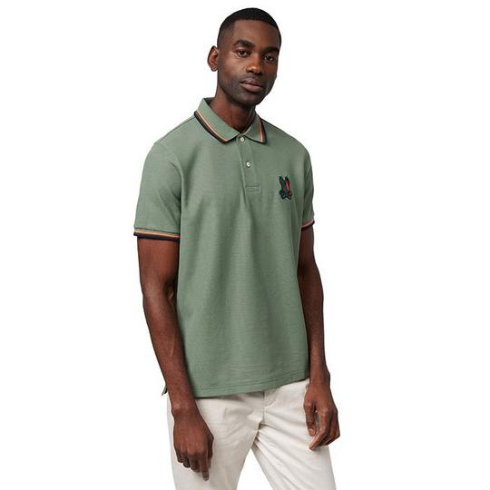 Psycho Bunny Polo en piqu  Apple Volley pour hommes