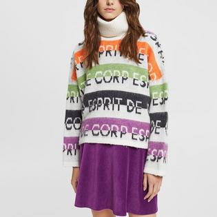 Esprit Women's Logo Roll Neck Sweater