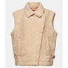 Gilet en fourrure pelucheuse pour femmes