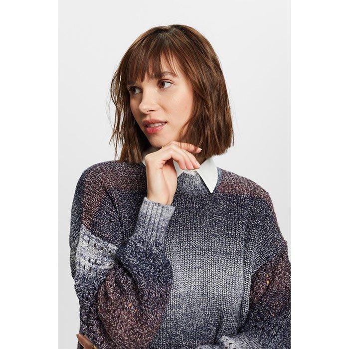 Women's Gradient Open Knit Sweater
