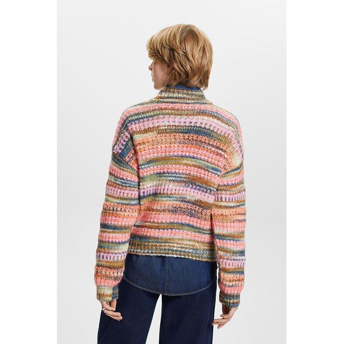 Women's Striped Wool-Blend Sweater