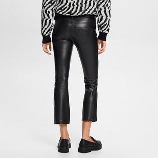 Esprit Pantalon Kick Flare en similicuir pour femmes