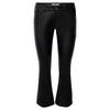 Pantalon Kick Flare en similicuir pour femmes