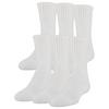 Juniors  Training Cotton Crew Sock  6 Pack 