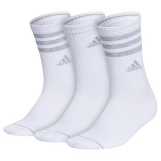 adidas Women's Cushioned 3-Stripes Crew Sock (3 Pack)