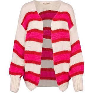 Astrid Cardigan Granny &agrave; rayures pour femmes
