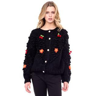 Women's Pretty Pom Cardigan