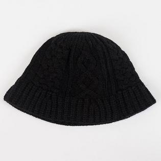 Chapeau cloche en tricot câblé pour femmes