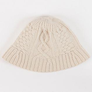 Chapeau cloche en tricot câblé pour femmes