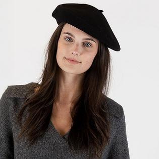 Lyla + Luxe Béret de couleur unie pour femmes