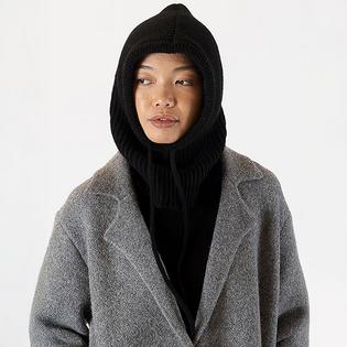 Women's Ribbed Knit Hood