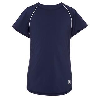 Junior Girls' [8-16] Tennis Short Sleeve Top