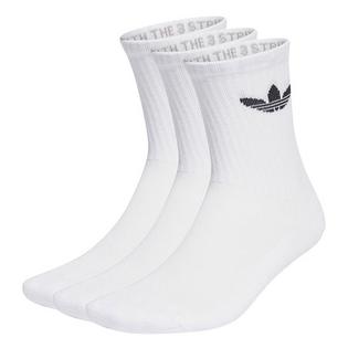 adidas Originals Unisex Trefoil Cushion Crew Sock (3 Pack)