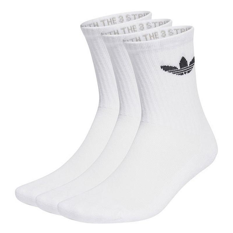 adidas Originals Chaussettes mi-mollet Trefoil Cushion unisexes (paquet de 3)
