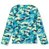 Junior Boys   6-20  Eco Camo Long Sleeve Rashguard