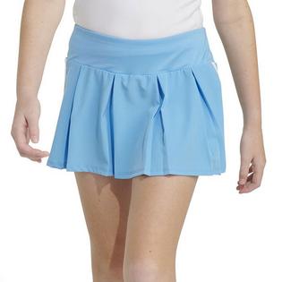 Junior Girls' [8-16] 3-Stripes Pleated Stretch Woven Skort