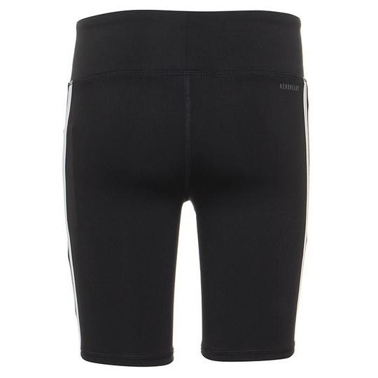 Adidas Girls 3 Stripes Bike Shorts in Black Size XL