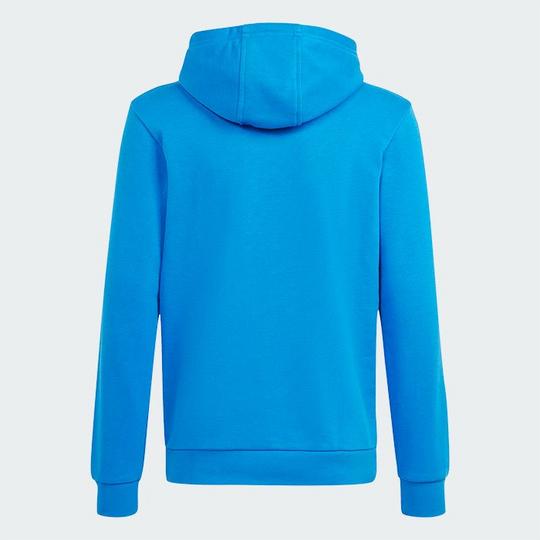 Adidas Originals Boy s Junior s Trefoil Hoodie Blue Size Large